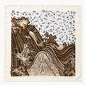 Hermès À Contre-Courant Silk Scarf 90