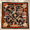 Hermès Les Danses des Indiens Cashmere Silk Shawl 140 – Kermit Oliver – Vintage