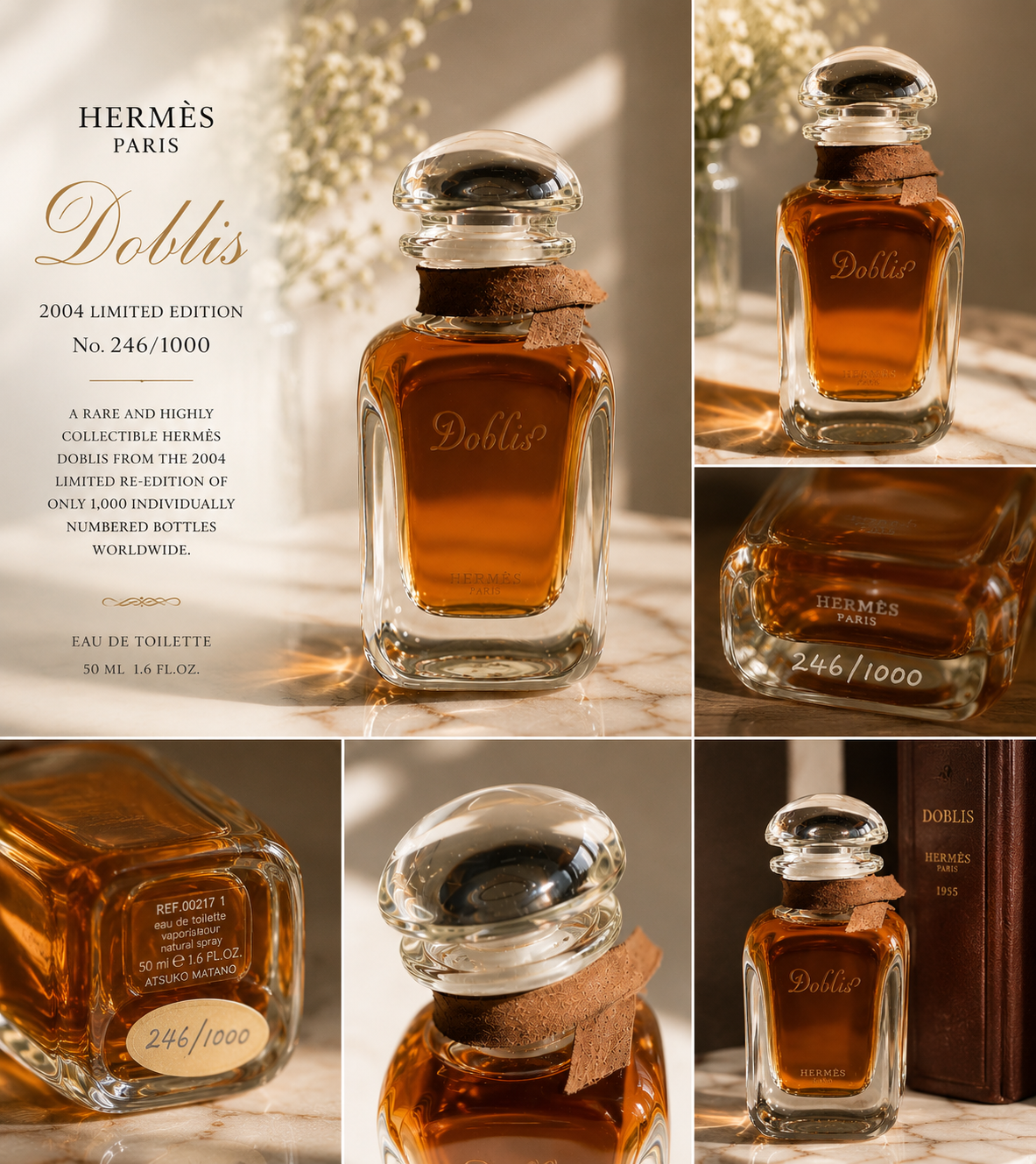 Hermès Doblis 2004 Limited Edition – No. 246/1000 – 50 ml Rare Collector’s Perfume