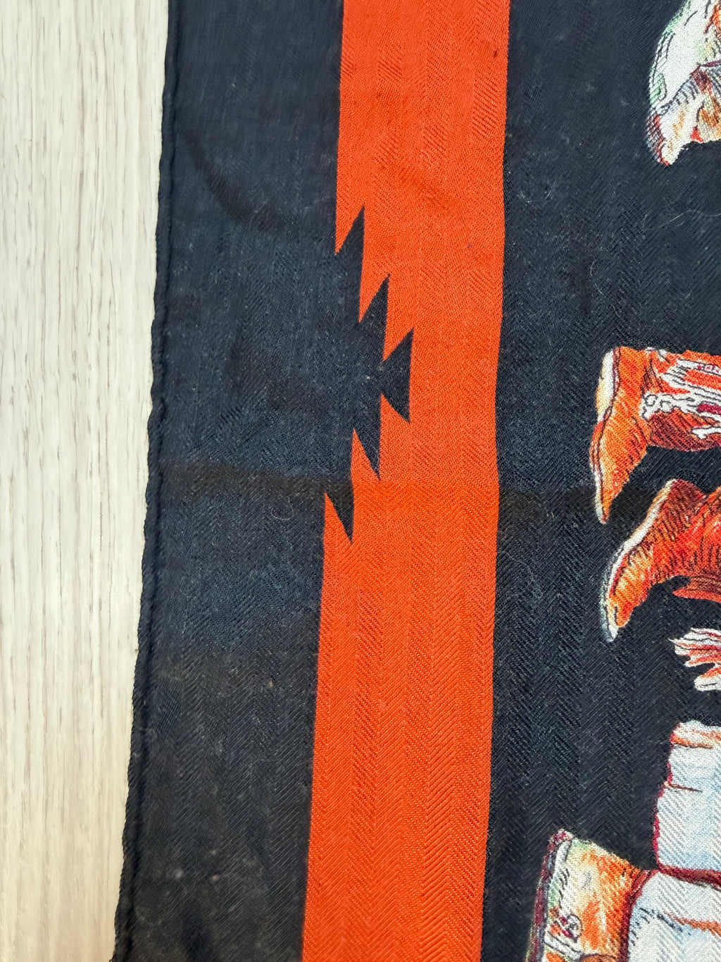Hermès Les Danses des Indiens Cashmere Silk Shawl 140 – Kermit Oliver – Vintage