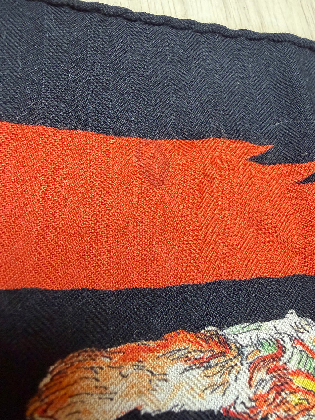 Hermès Les Danses des Indiens Cashmere Silk Shawl 140 – Kermit Oliver – Vintage