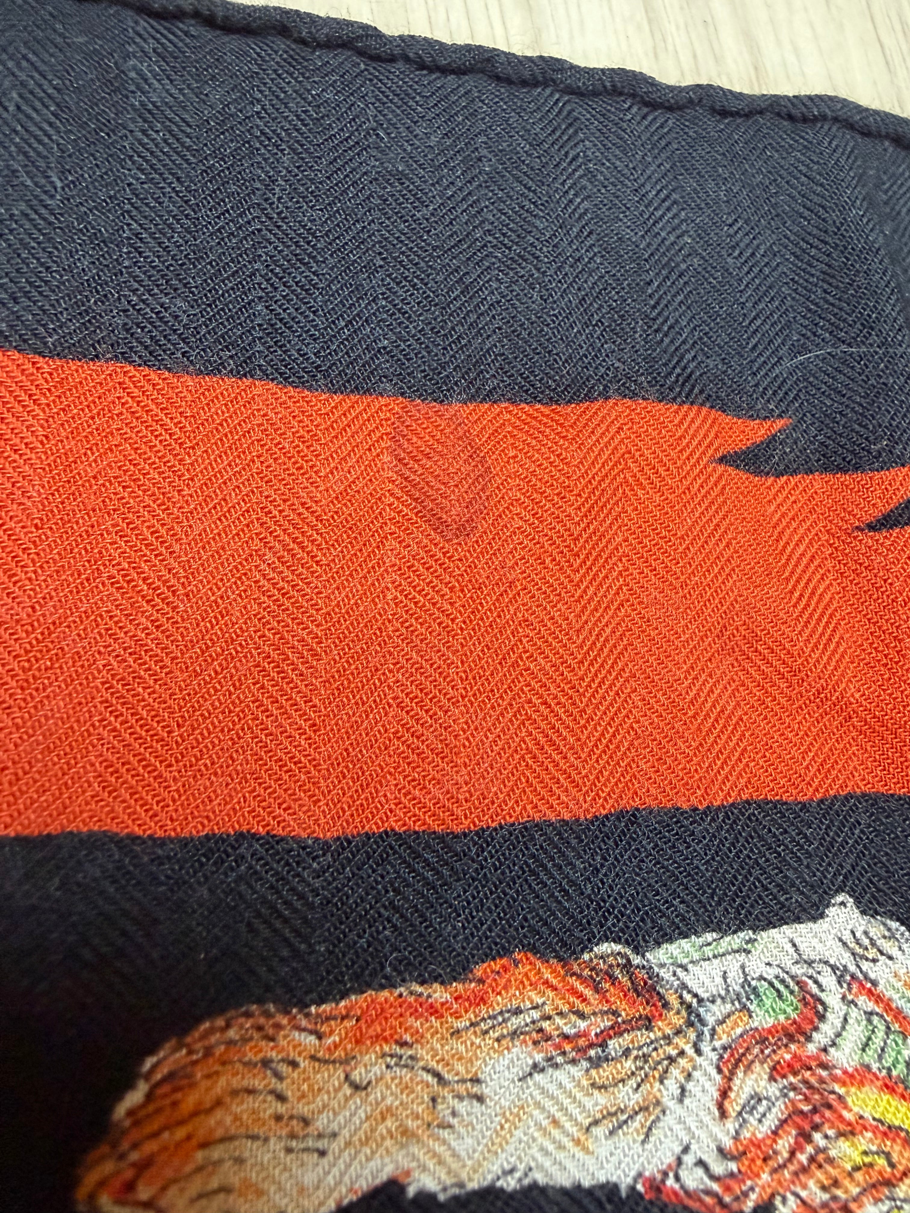 Hermès Les Danses des Indiens Cashmere Silk Shawl 140 – Kermit Oliver – Vintage