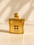 Vintage Hermès 24 Faubourg Perfume Bottle Brooch – Gold Tone – Rare Collector’s Piece
