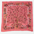 Hermès Fantaisies Indiennes Mousseline GM 140 by Loïc Dubigeon – Vintage Silk Chiffon Shawl