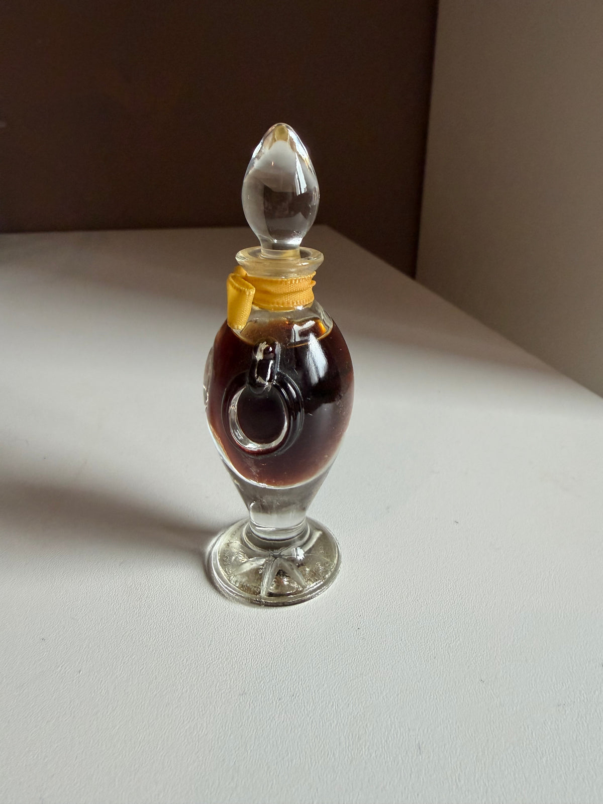 Vintage Christian Dior Diorling Parfum 7.5 ml – Rare Glass Amphora Perfume Bottle