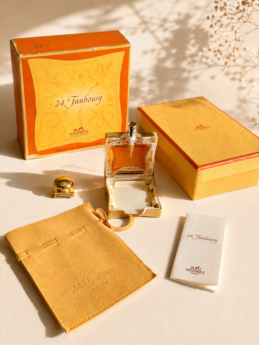 Vintage Hermès 24 Faubourg Parfum 15ml – Deluxe Purse Collector Set