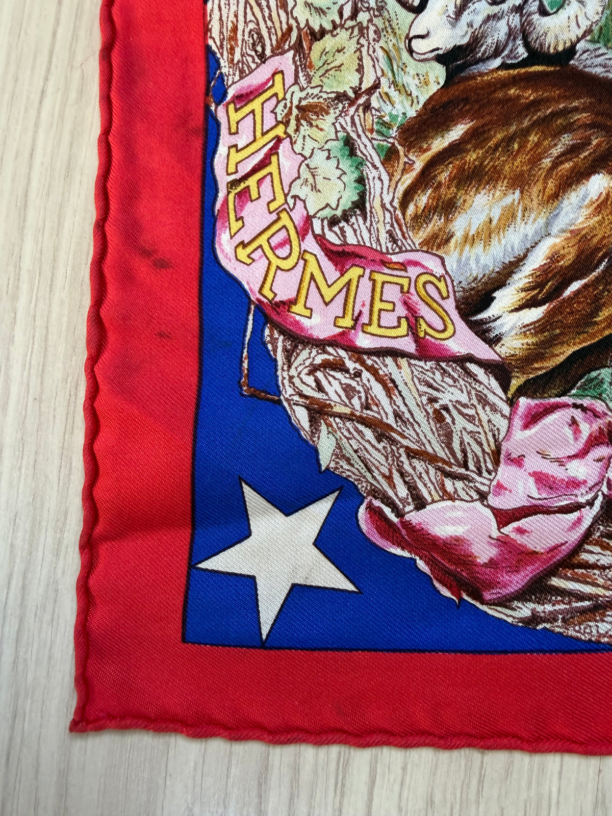 Hermès “Faune et Flore du Texas” Silk Carré 90 by Kermit Oliver – Vintage Collector’s Scarf with Original Box