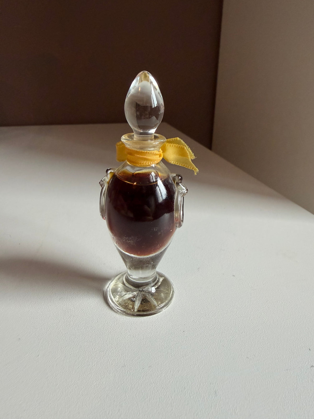 Vintage Christian Dior Diorling Parfum 7.5 ml – Rare Glass Amphora Perfume Bottle