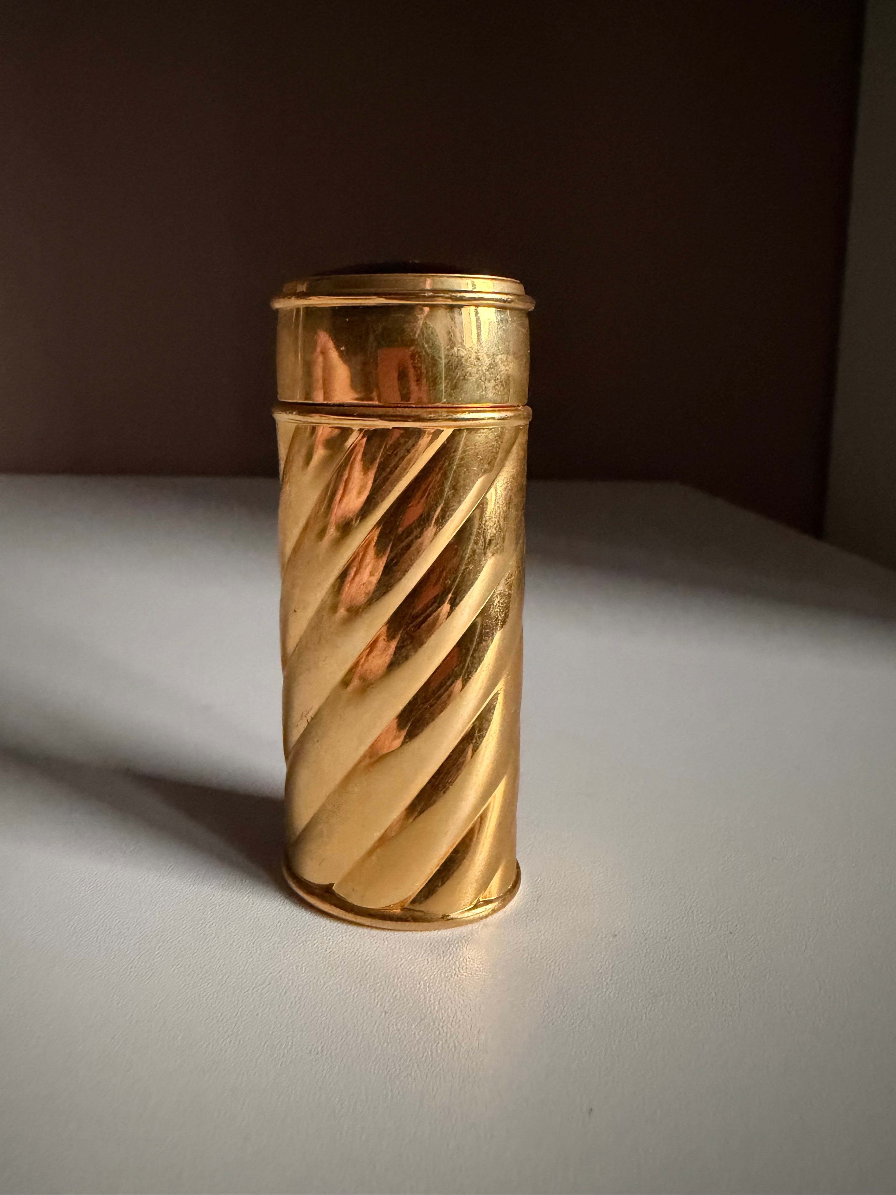 Boucheron Paris Vintage Gold-Tone Perfume Atomizer – Blue Cabochon
