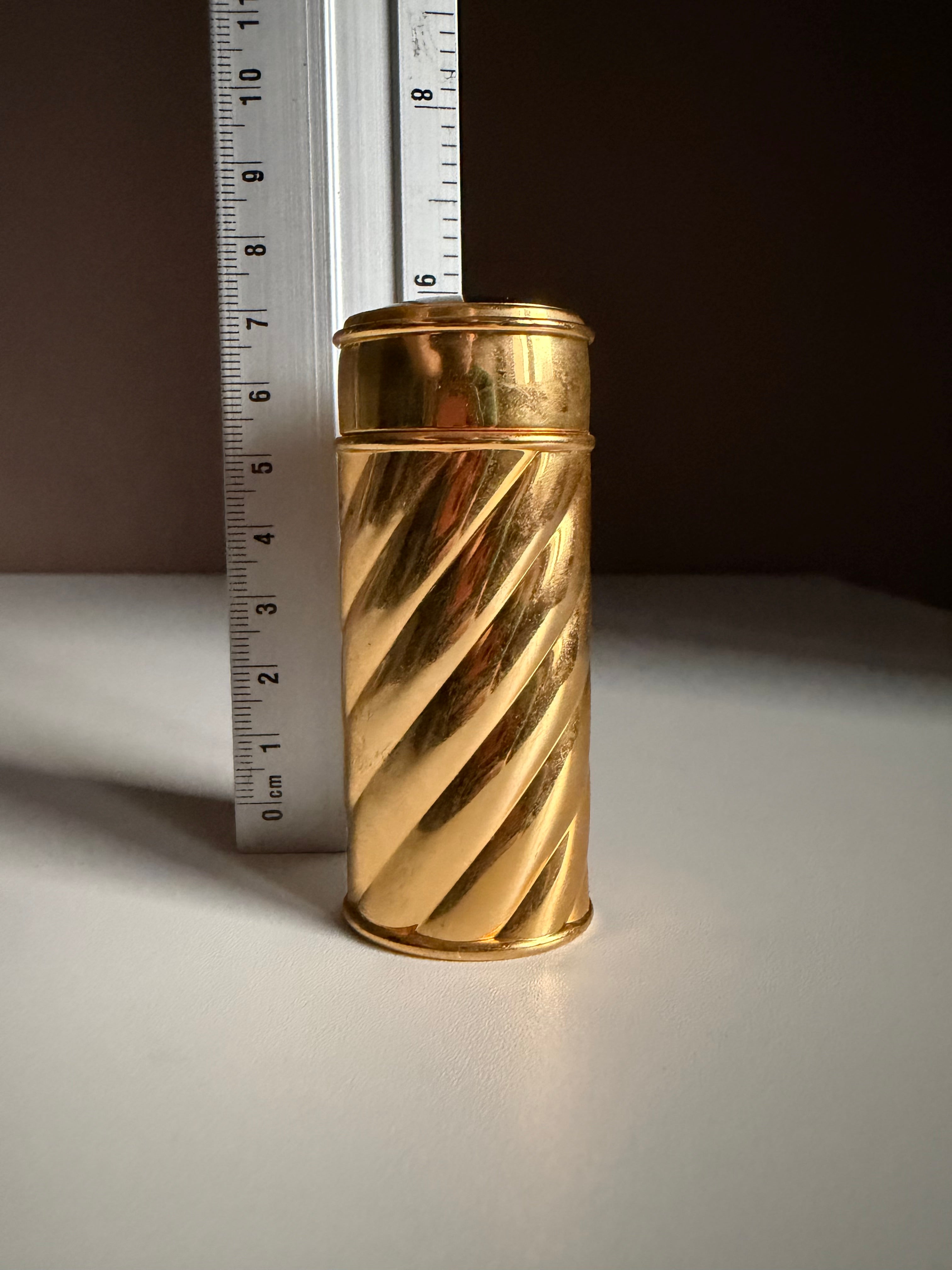 Boucheron Paris Vintage Gold-Tone Perfume Atomizer – Blue Cabochon