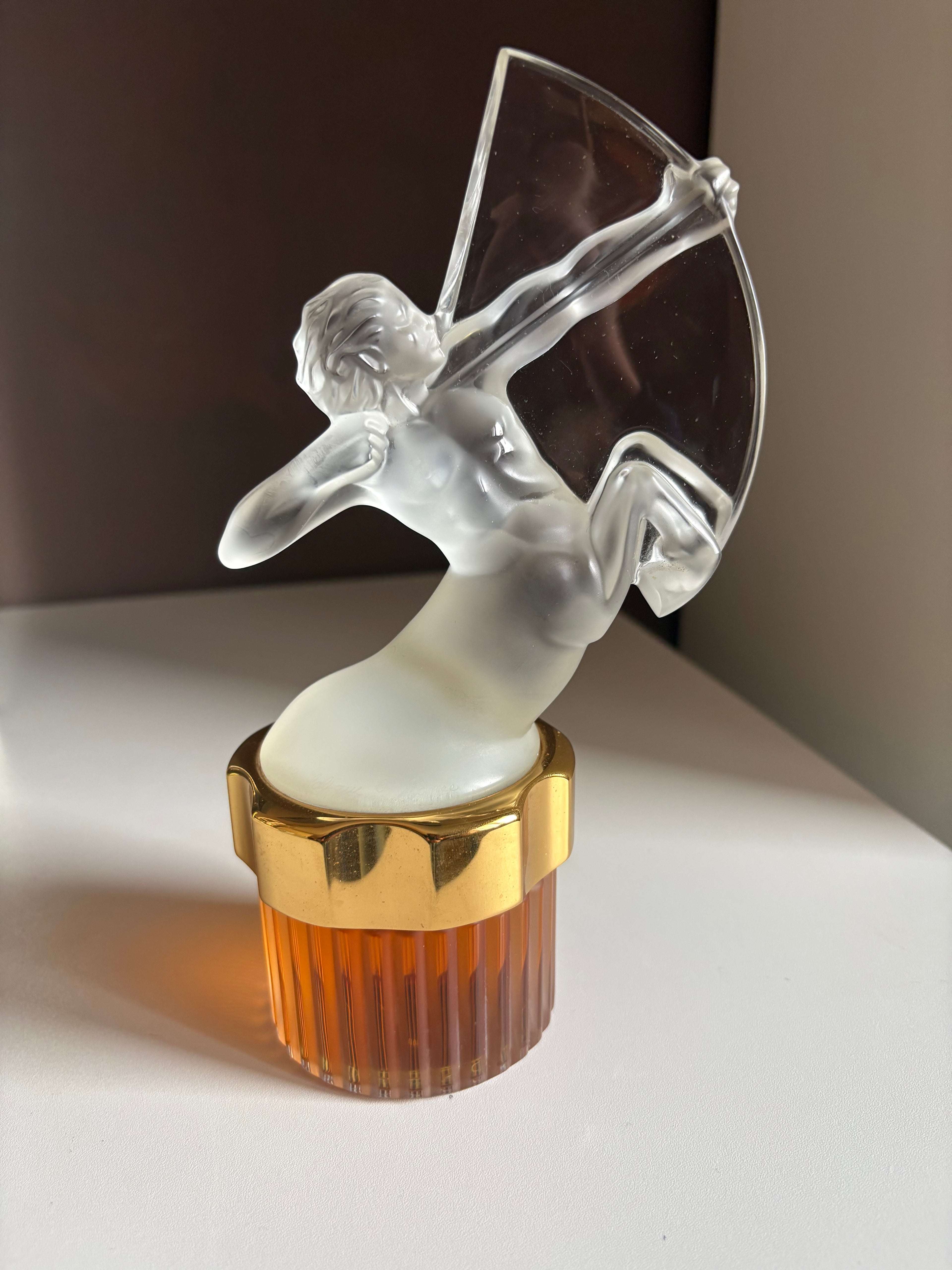 Lalique pour Homme Mascotte Sagittaire Limited Edition Crystal Perfume Flacon – 1999