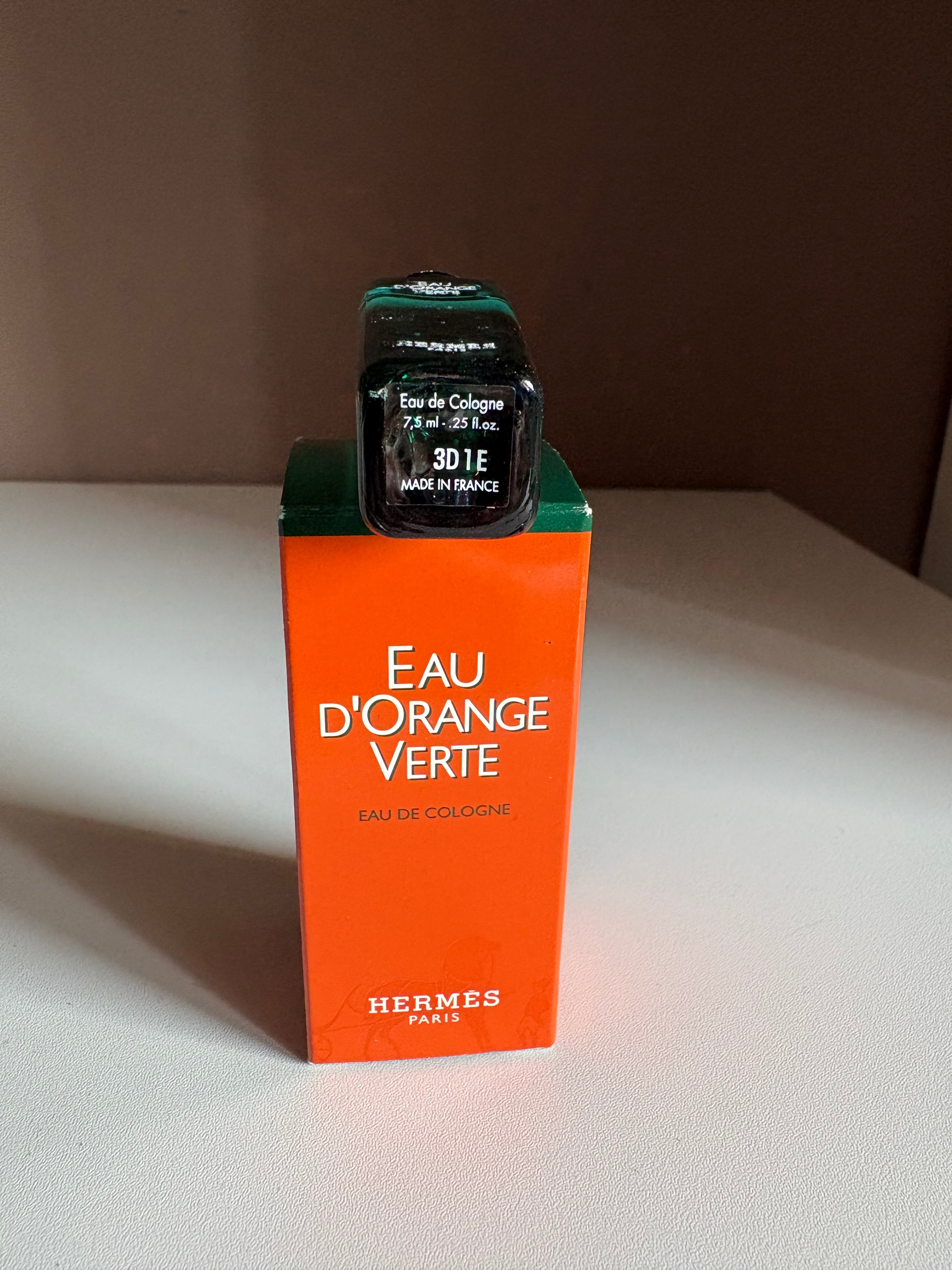 Vintage Hermès Eau d’Orange Verte 7.5ml – “Not for Sale” Boxed Sample