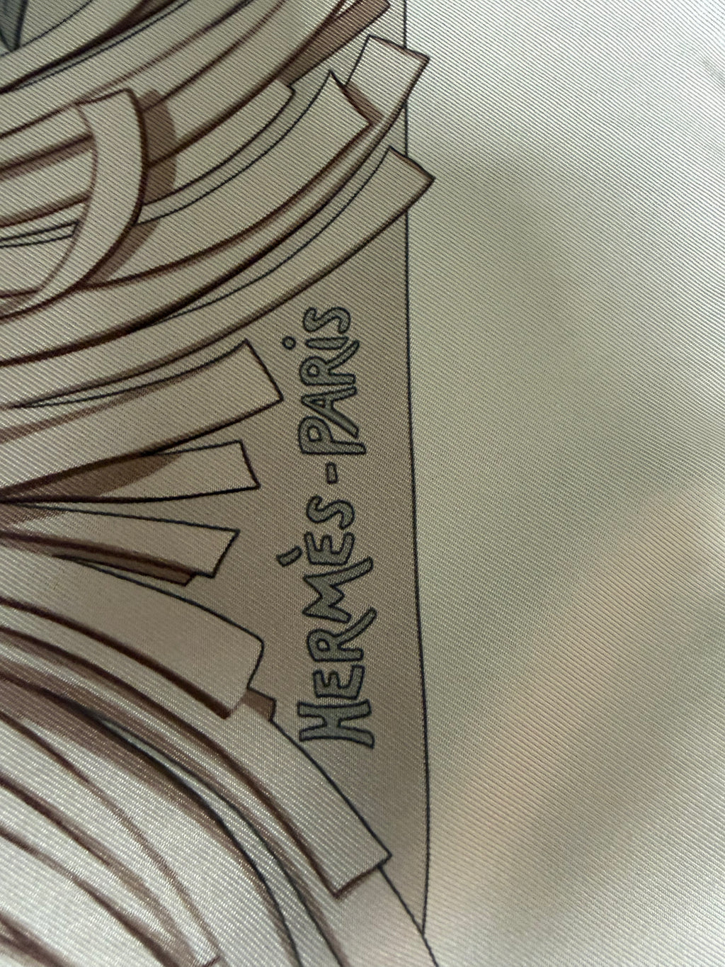 Hermès À Contre-Courant Silk Scarf 90
