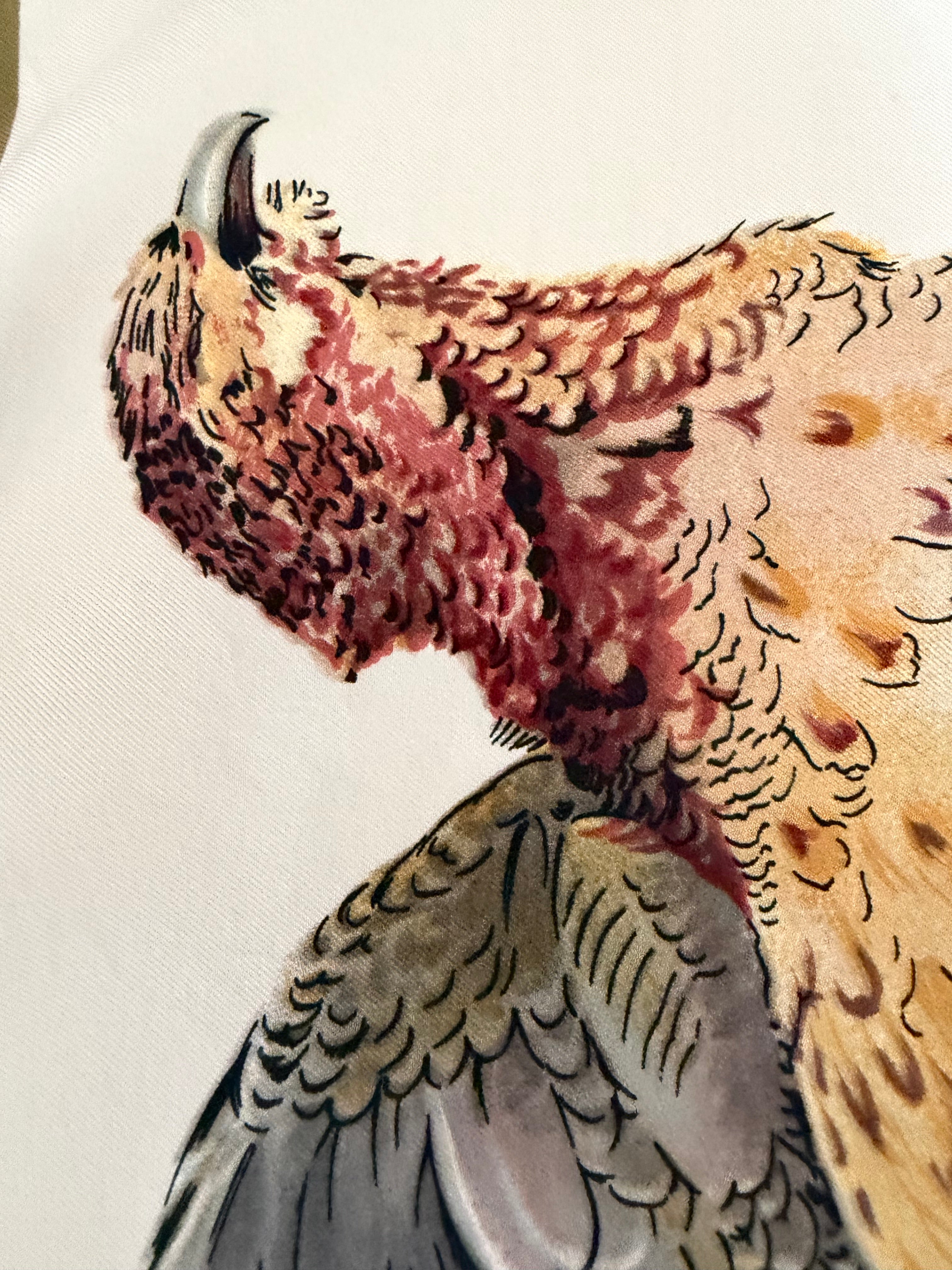 Hermès Gibiers Silk Scarf 90