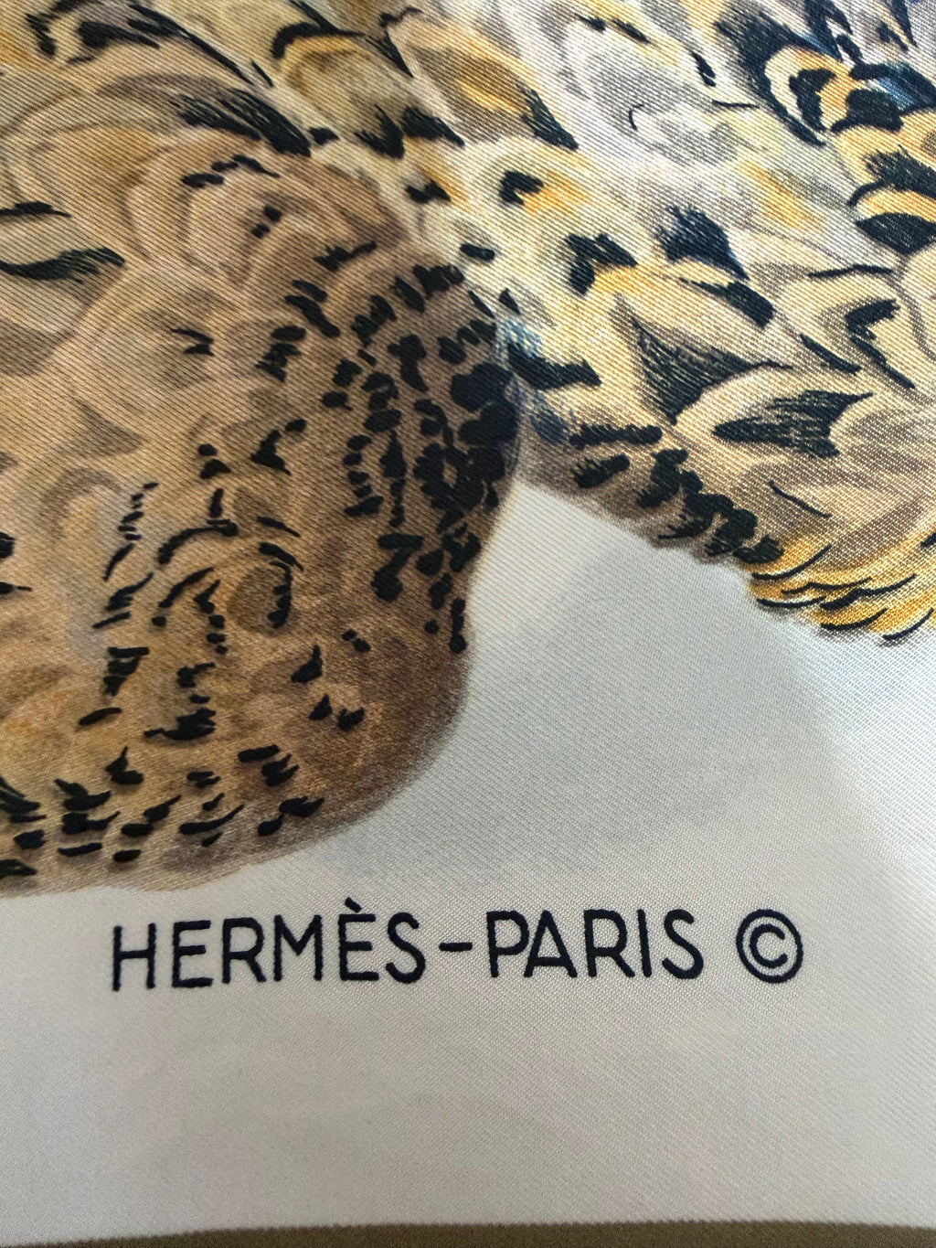 Hermès Gibiers Silk Scarf 90