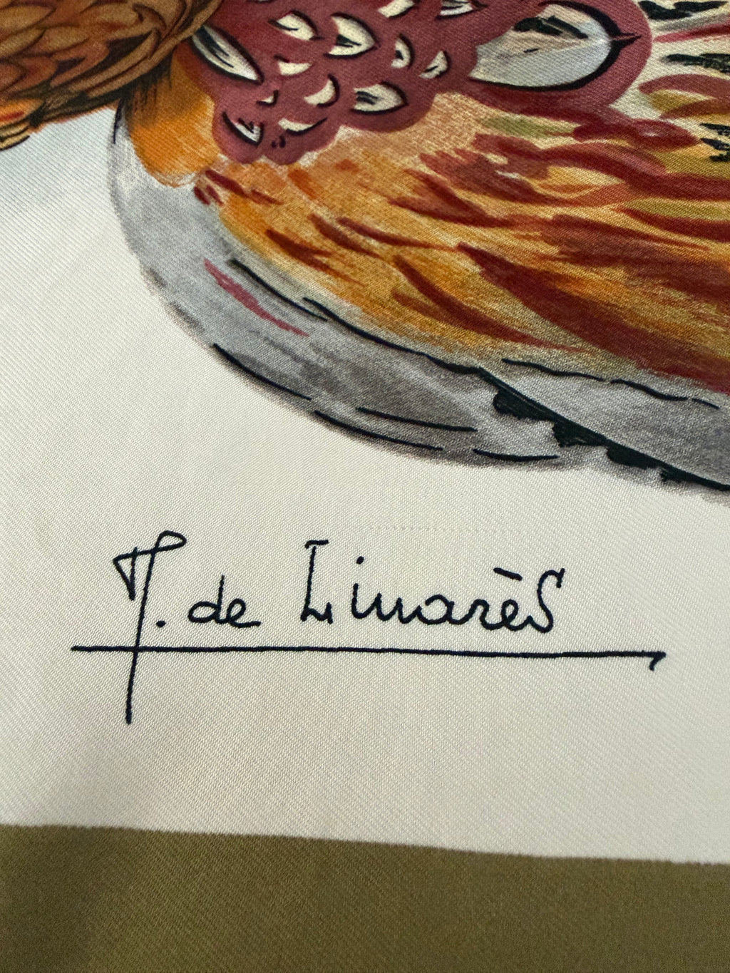 Hermès Gibiers Silk Scarf 90